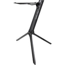 QuikLok Compact Keyboard Stand for 76-Key Keyboards with Bag (Black)