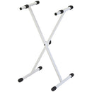 QuikLok T-10 Keyboard Stand (White)