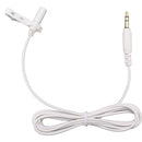 SWIT LM1 Omnidirectional Lavalier Microphone with Non-Locking 3.5mm Connector (White)