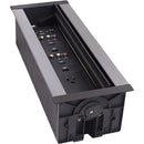 AMX HPX-1200 12 HydraPort Unit Enclosure with US Power Outlet (Silver)