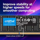 Crucial 64GB DDR5 6400 MHz CSO-DIMM Memory Kit (2 x 32GB)
