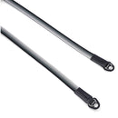 Artisan & Artist Ayatake Gradation Silk Cord Strap (Silver, 46")