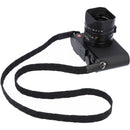 Artisan & Artist Sasanami Silk Strap (Black/Black, 38.5")