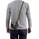 Artisan & Artist ACAM-100AA Slim and Soft Cloth Camera Strap (Khaki)