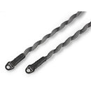 Artisan & Artist Spiral Cord Strap (Black/White, 38.5")