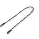 Artisan & Artist Spiral Cord Strap (Black/White, 38.5")