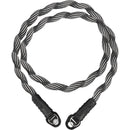 Artisan & Artist Spiral Cord Strap (Black/White, 38.5")