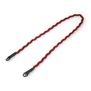 Artisan & Artist Spiral Cord Strap (Red/Black, 38.5")