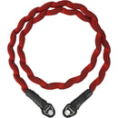 Artisan & Artist Spiral Cord Strap (Red/Black, 38.5")