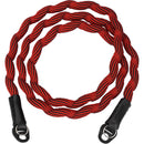 Artisan & Artist Spiral Cord Strap (Red/Black, 47.2")