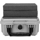 Eylar 11.8" Intact Stacker Compact Hard Case with Foam (Gray)
