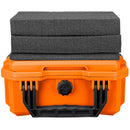 Eylar 11.8" Intact Stacker Compact Hard Case with Foam (Orange)