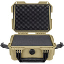 Eylar 11.8" Intact Stacker Compact Hard Case with Foam (Tan)