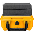 Eylar 11.8" Intact Stacker Compact Hard Case with Foam (Yellow)