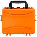 Eylar 13.8" Intact Stacker Compact Hard Case with Foam (Orange)
