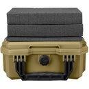 Eylar 11.8" Intact Stacker Compact Hard Case with Foam (Green)