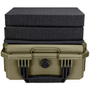 Eylar 13.8" Intact Stacker Compact Hard Case with Foam (Tan)