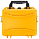Eylar 13.8" Intact Stacker Compact Hard Case with Foam (Yellow)