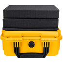 Eylar 13.8" Intact Stacker Compact Hard Case with Foam (Yellow)