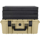 Eylar 21.6" Intact Stacker Standard Hard Case with Foam (Tan)