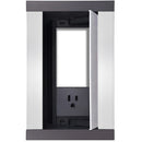 AMX HPX-600 6 HydraPort Unit Enclosure with US Power Outlet (Silver)