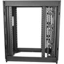 StarTech 4-Post Lockable 19" Server Rack Cabinet for Computer / AV / IT Equipment, Office / Home Network (Black, 25 RU)