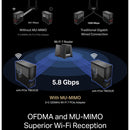 TP-Link Archer TBE552E BE9300 Wireless Tri-Band Wi-Fi 7 & Bluetooth 5.4 PCIe Adapter