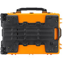 Eylar XXL Protective Gear Roller Case with Foam (Yellow)