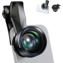 Neewer LS-41 PRO 60mm Telephoto Lens with Smartphone Clip & Filter Adapter