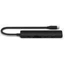Satechi Slim USB-C 6-in-1 Multi-Port Adapter (Black)