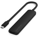 Satechi Slim USB-C 6-in-1 Multi-Port Adapter (Black)
