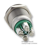 BULGIN LIMITED MPI002/TERM/GN SWITCH, VANDAL RESISTANT, SPST, 50mA