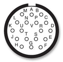 AMPHENOL AEROSPACE D38999/26KD19PA Circular Connector, MIL-DTL-38999 Series III, DS38999/26 Series, Straight Plug, 19 Contacts