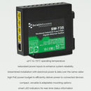 BRAINBOXES SW-735 Switch, Hardened, 5 Ports, Industrial, Unmanaged PoE Gigabit Ethernet, DIN Rail, RJ45 x 5 GTIN UPC EAN: 0837324005172