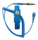 MULTICOMP PRO MP013854 Wrist Wrap, 190mm Circumference Max, Banana Plug, Socket 155mm Length, Adjustable, Blue