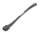 MOLEX 214758-1081 Cable Assembly, Micro-Fit 3.0 Plug to Free End, 8 Ways, 3 mm, 2 Row, 150 mm, 5.9 "