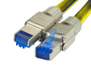 MULTICOMP PRO MP013133 Ethernet Cable, Cat8, RJ45 Plug to RJ45 Plug, SFTP (Screened Foiled Twisted Pair), Yellow, 500 mm