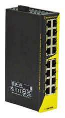 BRAINBOXES SW-7416 Switch, 16 Ports, Industrial, Gigabit Ethernet, DIN Rail, RJ45 x 16, 10Mbps, 100Mbps, 1Gbps GTIN UPC EAN: 0837324005202