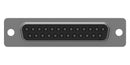 TE CONNECTIVITY 1658649-1 D Sub Connector Housing, 25 Ways, D Sub, DB, AMPLIMITE HDP-20 Series, Receptacle, Steel Body