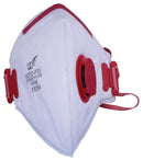 UCI RE/UC/UC-P3V Cupped Mask, Deluxe, Valved, Disposable, P3 Protection