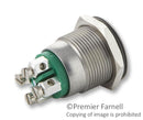 BULGIN LIMITED MPI002/TERM/GN SWITCH, VANDAL RESISTANT, SPST, 50mA