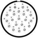 AMPHENOL AEROSPACE D38999/26MH21PN-LC Circular Connector, MIL-DTL-38999 Series III, DS38999/26 Series, Straight Plug, 21 Contacts
