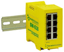BRAINBOXES SW-518 Switch, 8 Ports, Industrial, Unmanaged Gigabit Ethernet, DIN Rail, RJ45 x 8