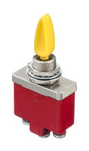 APEM CT31-001N022 Toggle Switch, IP67, On-None-Off, SPST, Non Illuminated, CT Series, Panel Mount, 15 A