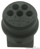 AMPHENOL SINE/TUCHEL 044 103 10005 CIRCULAR CONNECTOR, PLUG, 5 POSITION, CA