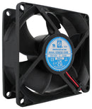 ORION FANS OD8032-24HHB02A DC Axial Fan, 24 V, Square, 80 mm, 32 mm, Ball Bearing, 55.5 CFM