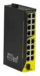 BRAINBOXES SW-7617 Switch, 17 Ports, Industrial, Fast Ethernet, DIN Rail, RJ45 x 16, SFP x 1, 10Mbps, 100Mbps GTIN UPC EAN: 0837324005219