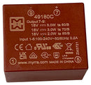 MYRRA 49180C AC/DC PCB Mount Power Supply (PSU), ITE & Household, 1 Output, 5 W, 18 VDC, 280 mA
