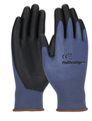 MULTICOMP PRO MP014948 GLOVES, SEAMLESS KNIT, M, BLUE