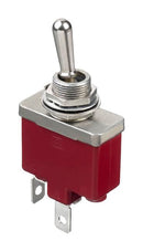 APEM CT37-021N022 Toggle Switch, IP67, (On)-Off-(On), SPDT, Non Illuminated, CT Series, Panel Mount, 15 A